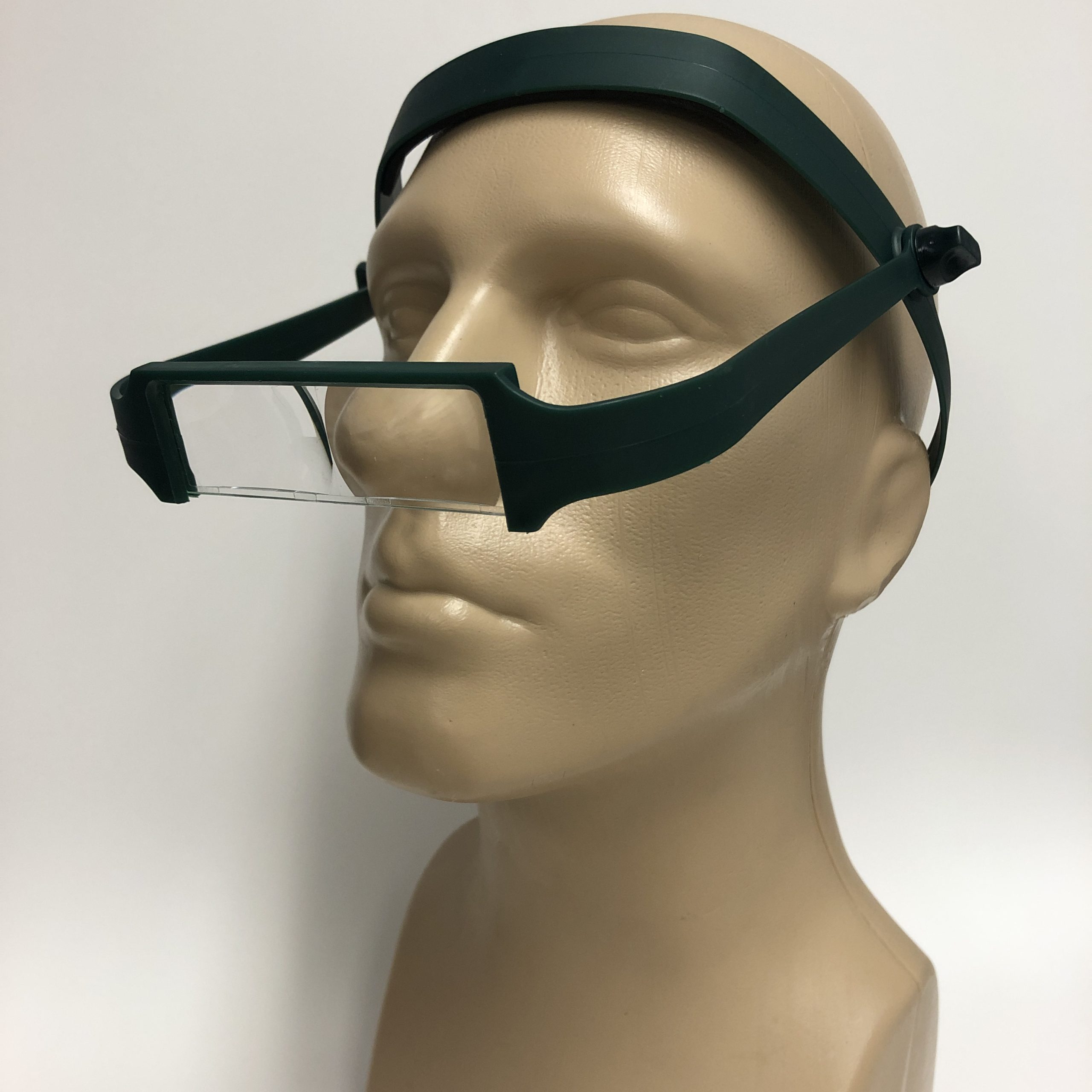 gunsmithing ultra lightweight headband magnifier olive drab green side view