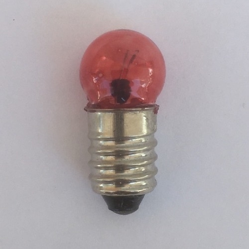 245 Red Miniature Bulb For Night Vision #245 Bulb E10 Base Mini Screw for Magnifiers & Loupes