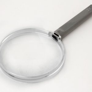 Extra Large 4" Round  Handheld Magnifier with 2x lens
