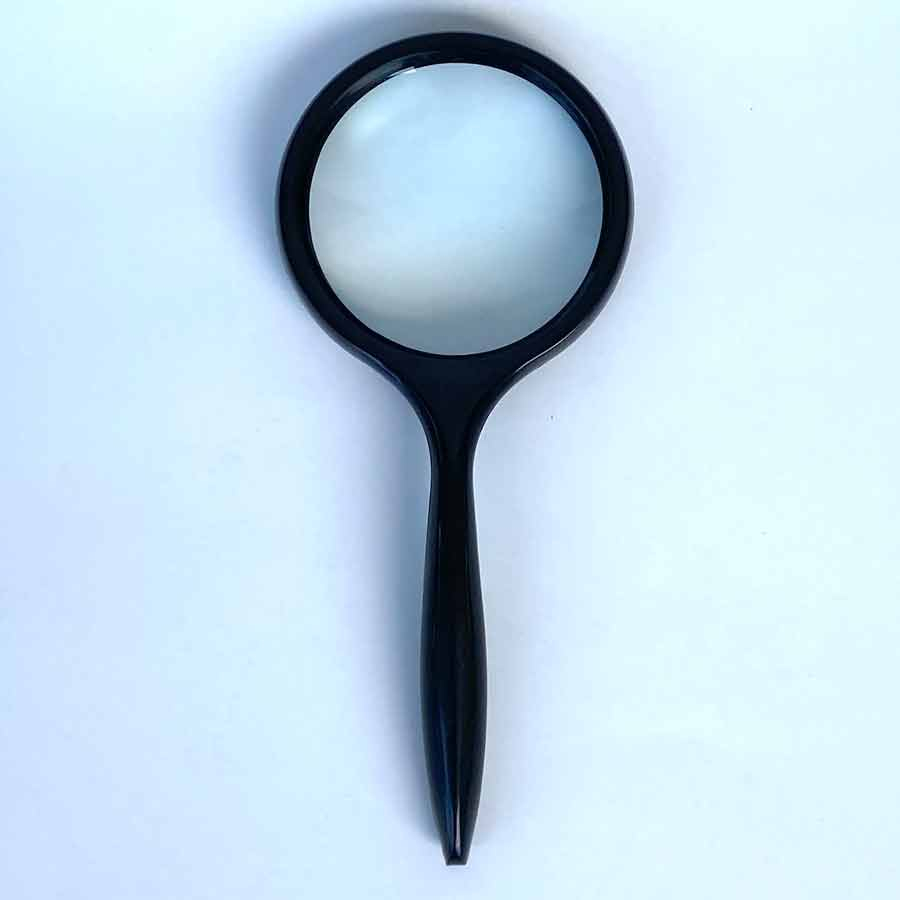 2" Handheld Magnifier with 5x Glass Lens