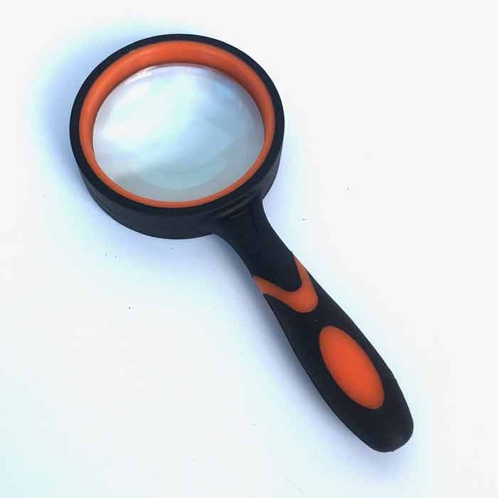 2" Inch  5x, Glass Lens, Soft Handheld Reading Magnifier