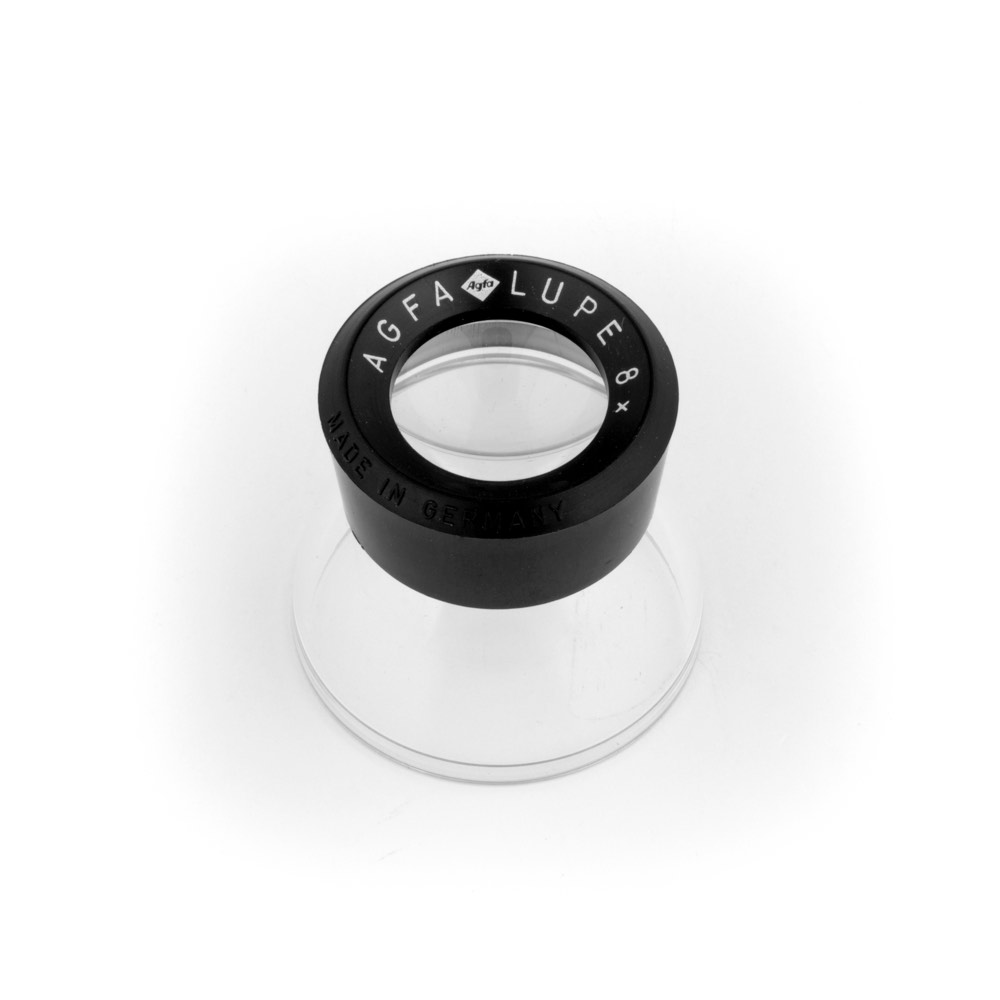 AGFA Loupe 8x , Lupe Loupe, Stand Magnifier, MADE IN GERMANY