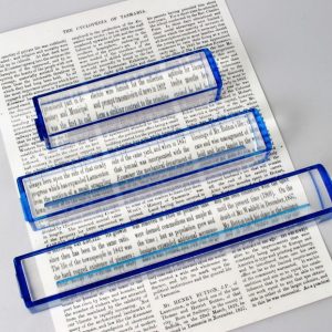10" Inch Bar Magnifier 2.5x, With Reading Line