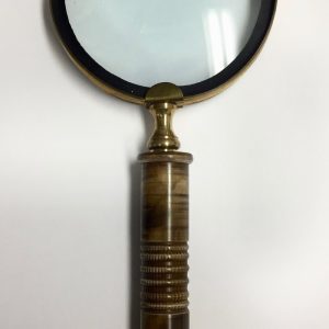 2.5x, 3.5" Inch Classic Magnifier, Glass Lens
