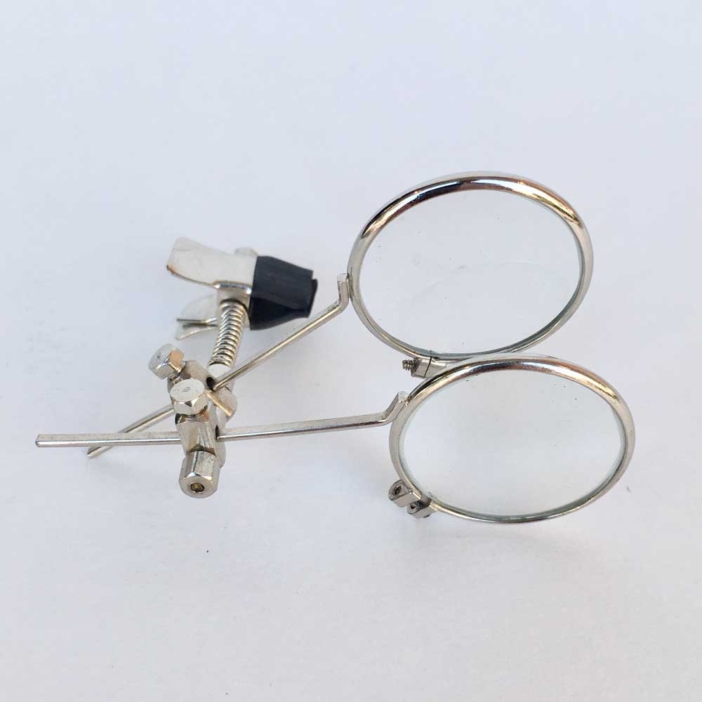 Clip on All Metal Watchmakers Loupe for Eyeglasses, 10x, 5x, 3.5x