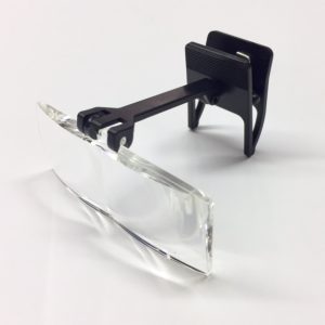 2x Clip on Eyeglass Magnifier