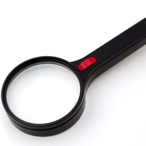 4" Double Lens 4x Magnifier,Ideal for Reading,Macular Degeneration,MADE USA