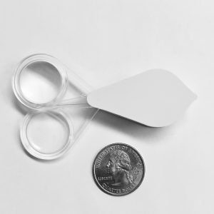 Folding Pocket Magnifier, 5x, 10x, Double Lens ,Value Priced, MADE IN USA