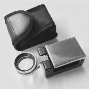 15x, Achromatic, Folding Printers Loupe, color corrected