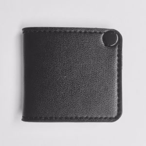 Genuine Leather Cased Folding Pocket Magnifier, 3.5x Lens