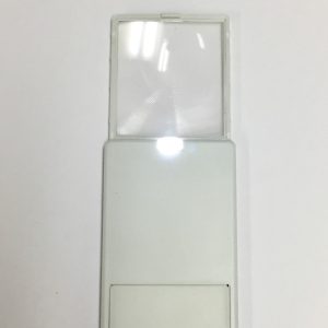 3x LED Pocket Magnifier, Ultra Thin, Fresnel Lens