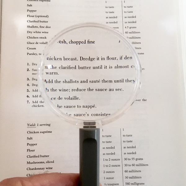 Handheld Magnifier with 3.2" Inch, 2.5x lens