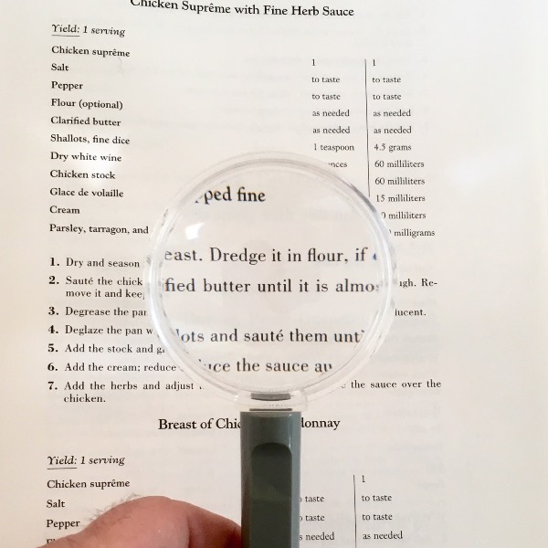 2.5" Inch, 3x, Handheld Magnifier