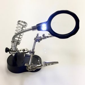 3.5x Soldering Magnifier, LED Helping Hand Magnifier