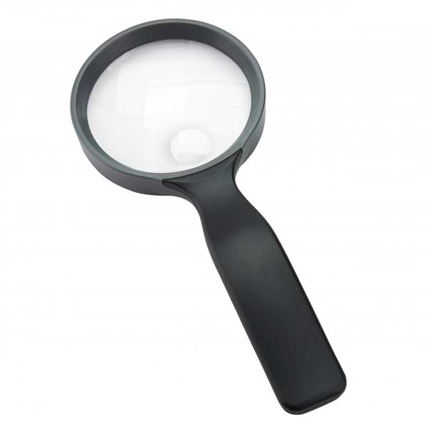 Large Handheld Reading Magnifier 3.5" Inch  2x,4.5x Bifocal Lens by Carson