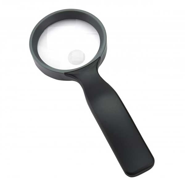 3 " Inch, 2.5x,5x Bifocal Lens, Handheld Reading Magnifier by Carson