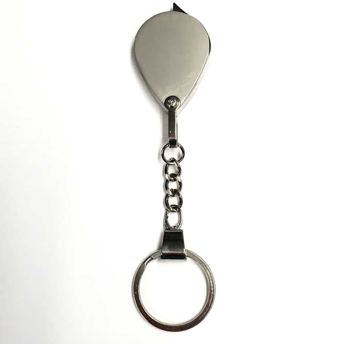 Keychain Magnifier, 5x Folding Pocket Magnifier, All Metal Construction