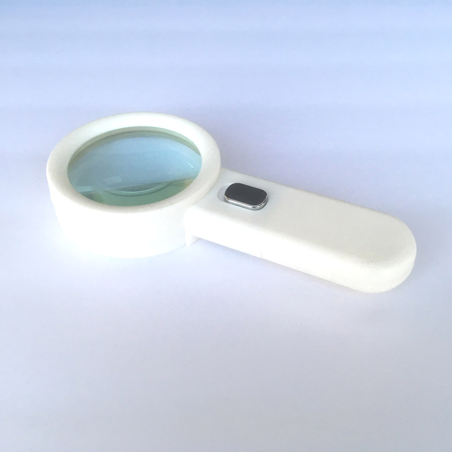 LED Magnifier, 2.5" Inch, 4.25x Glass Lens