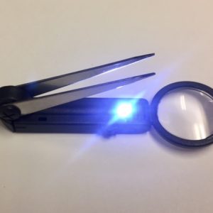 8x, LED Magnifier Tweezers
