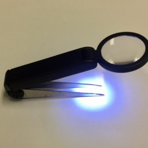 8x, LED Magnifier Tweezers