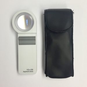LED Pocket Magnifier, 8x Aspheric Lens