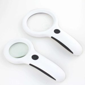 LED Reading Magnifier, 2.75" 3.5x, Brilliant 8 LED