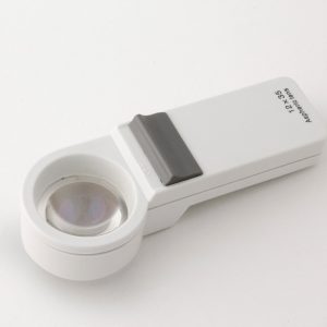 12x LED Pocket Magnifier, High Power 12x Aspheric Lens