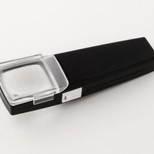 LED Pocket Magnifier, 8x Double Lens, MADE IN USA