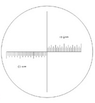 Measuring Magnifier Comparator, 8x Linear Reticle Scale, 1/64", 0.1mm
