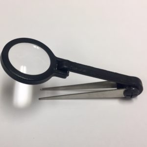 8x Magnifier Tweezers