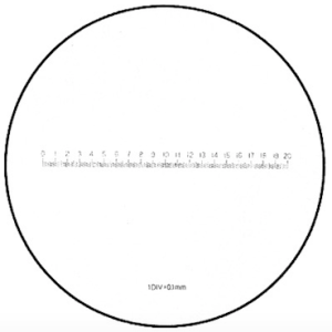 Measuring Magnifier Comparator, Professional, 7x, Reticle Scale, Case