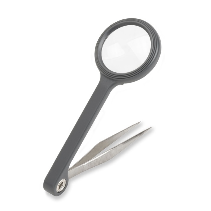 MagniGrip™ 4.5x Magnifying Tweezers by Carson Optical