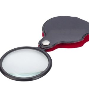 4x, Classic Soft Case Folding Pocket Magnifier with 2.25" Glass Lens
