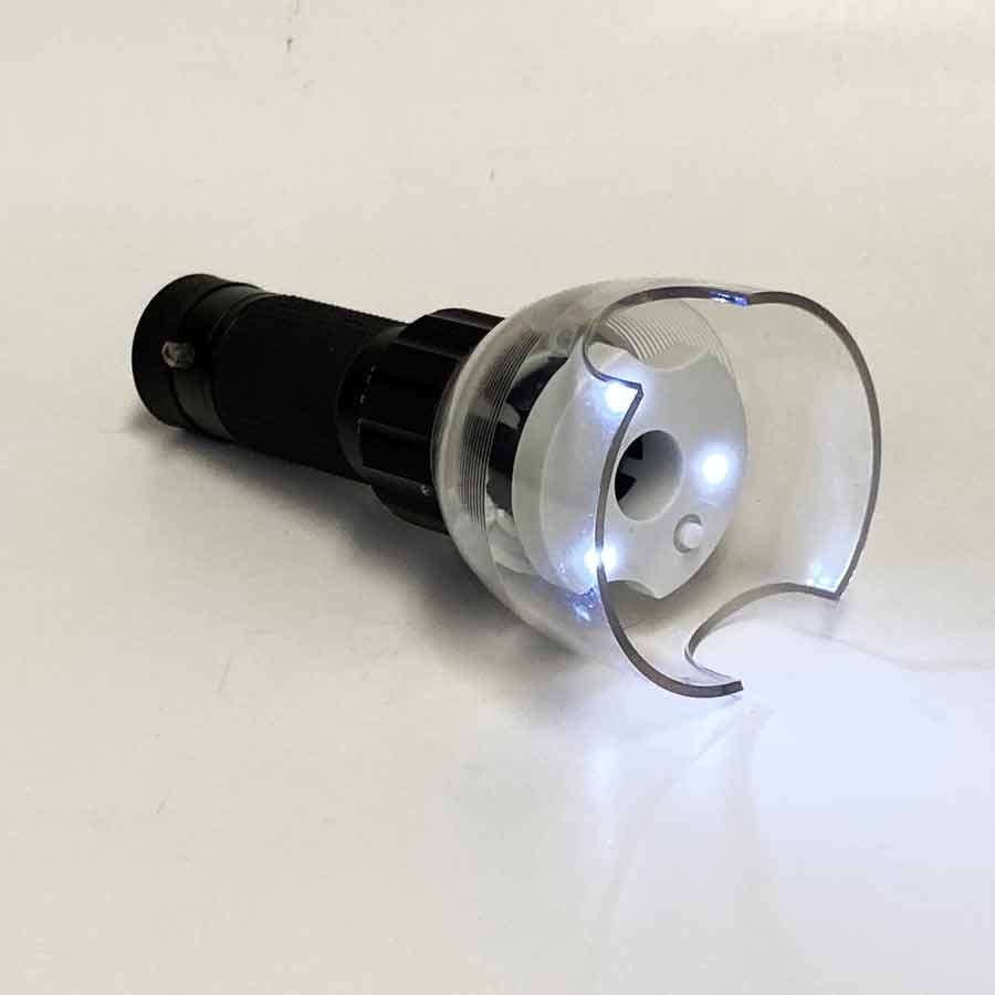 40x Microscope, adjustable focus,wide acrylic base LED