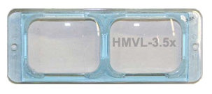 Headband Magnifier Replacement Glass Lens, 3.5x, 4" Working Distance Fits OptiVISOR®