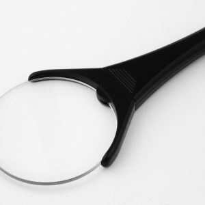 Rimless Handheld Magnifier 3" Inch, 3x Lens