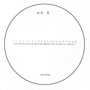 Measuring Magnifier 10x, Reticle Scale Professional Measuring Loupe