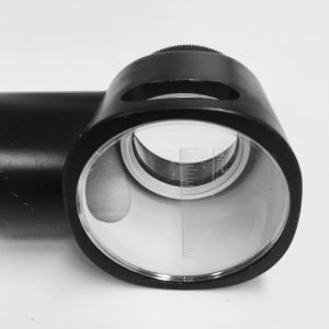 Measuring Magnifier, 8x Aspheric Lens, LED,Reticle Scale 0.5mm