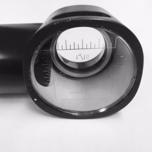 Measuring Stand Magnifier, 8x, LED,4 Reticle Scale,English & Metric